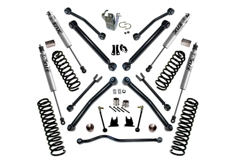 Superlift — 4" Lift Kit - 07-18 Wrangler JK - 4-door - w/ Reflex Ctrl Arms & FOX Shocks
4in. Lift Kit-07-18 Wrangler JK-4-door-w/Reflex Ctrl Arms/FOX Shocks