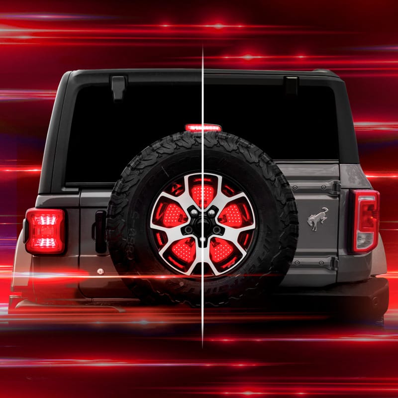 XKGLOW — XK Glow Bronco 5th Wheel Light w/ Brake, Running, Reverse and Turn Signal Lights