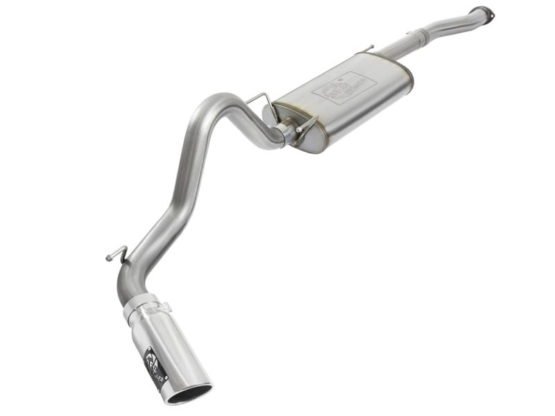 aFe — MACH Force-Xp 3 IN 409 Stainless Steel Cat-Back Exhaust System w/Polished Tip