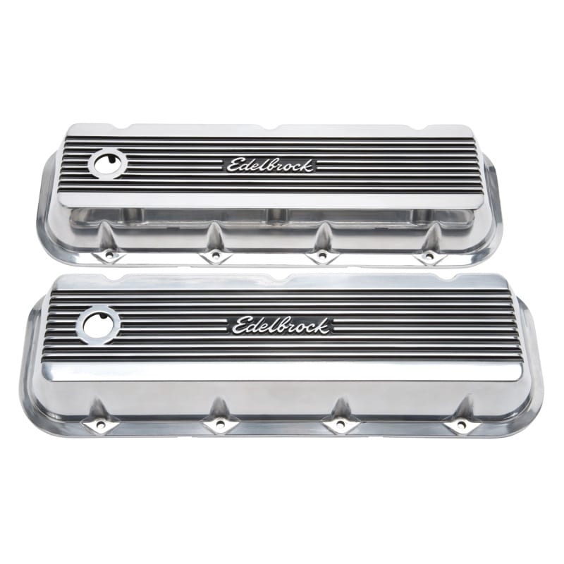Edelbrock — Elite II Valve Covers for Chevy Big-Block V8 1965 & Later.
Elite II Series Valve Cover