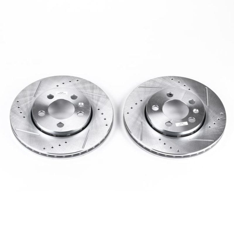PowerStop — PowerStop Evolution Performance Drilled, Slotted & Plated Brake Rotor Pair