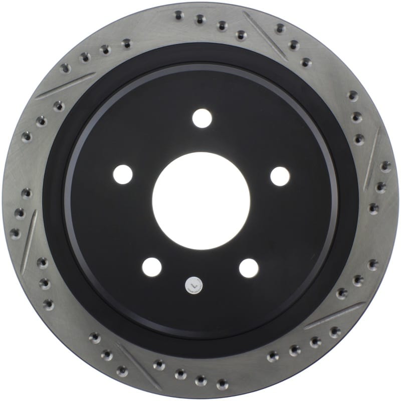 Stoptech — StopTech Sport Drilled & Slotted Brake Rotor; Rear Left
StopTech Sport Drilled/Slotted Brake Rotor; Rear Left