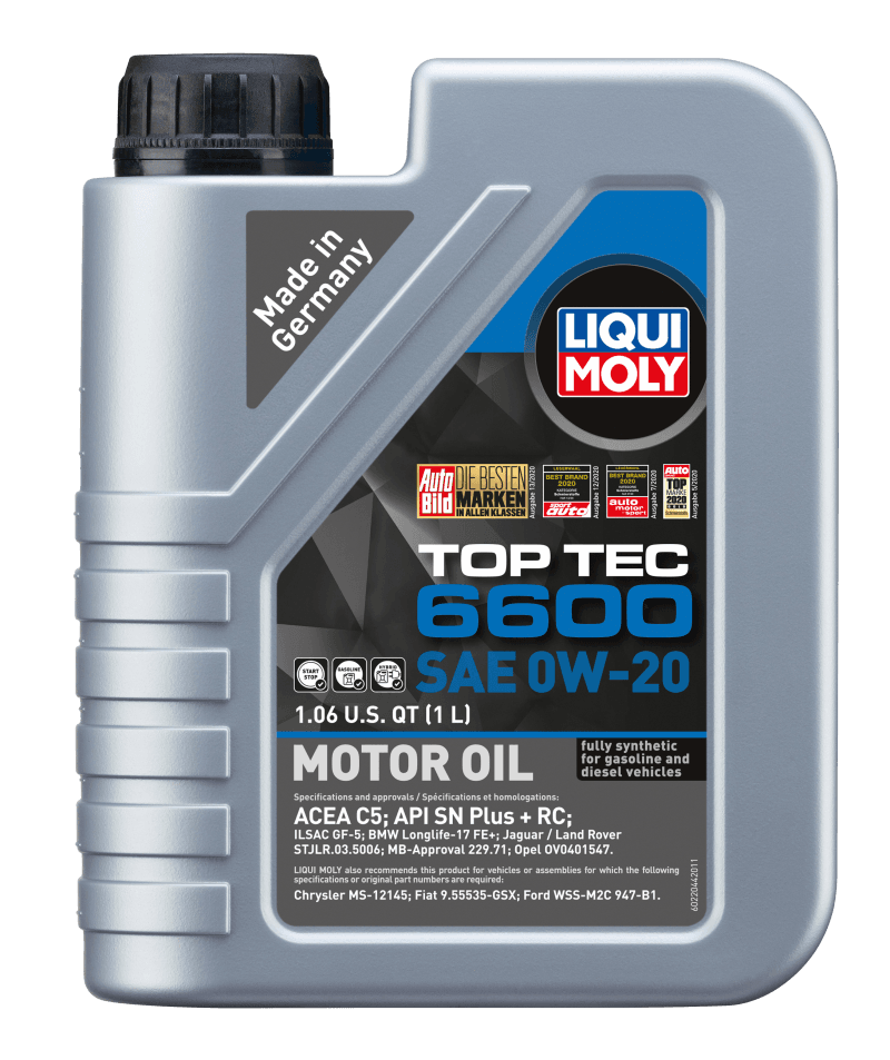 LIQUI MOLY — Top Tec 6600 SAE 0W-20