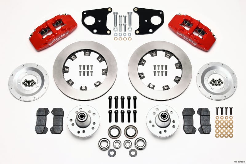Wilwood — KIT,FRONT,CDP,B&E BODY,62-72 DRUM,DP6,12.19 ROTOR,RED