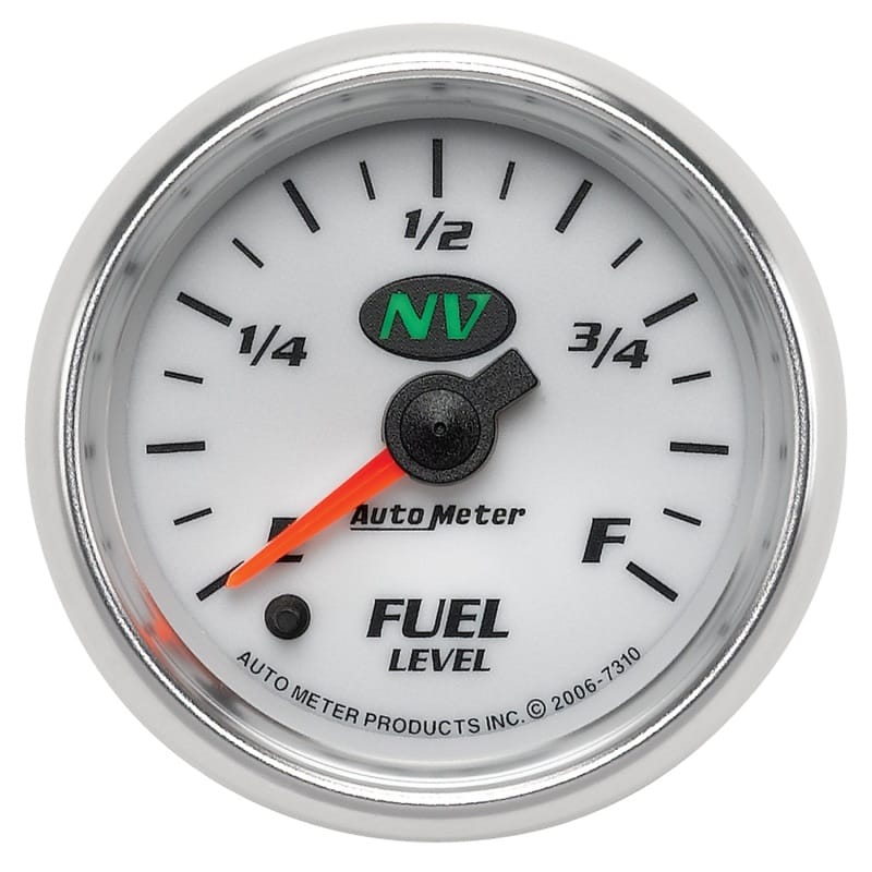 AutoMeter — GAUGE, FUEL LEVEL, 2 1/16", 0-280O PROGRAMMABLE, NV