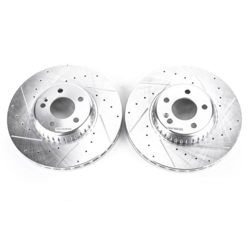 PowerStop — PowerStop Evolution Performance Drilled, Slotted & Plated Brake Rotor Pair