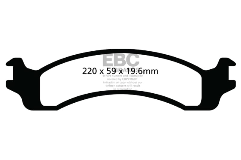 EBC — 6000 Series Greenstuff Truck/SUV Brakes Disc Pads