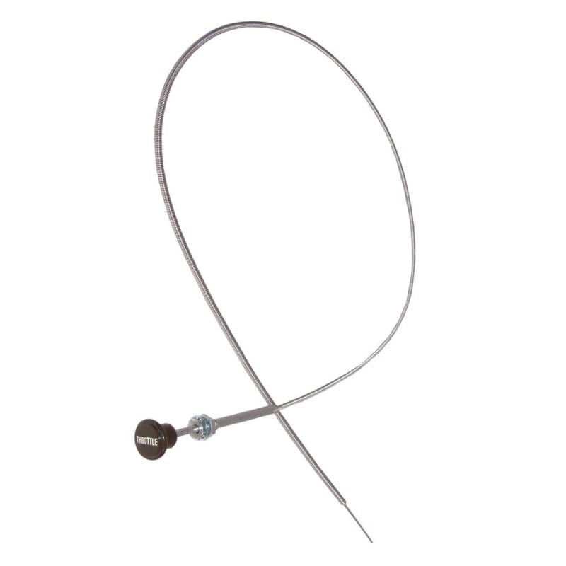 OMIX — Omix Hand Throttle Cable Black Knob 41-71 Willys & Jp