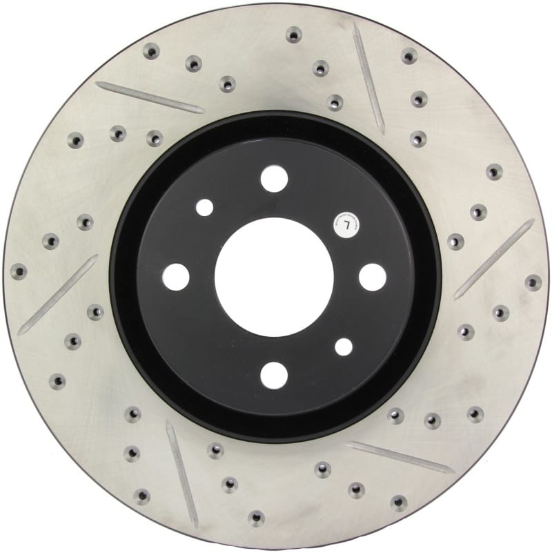 Stoptech — StopTech Sport Drilled & Slotted Brake Rotor; Front Left
StopTech Sport Drilled/Slotted Brake Rotor; Front Left