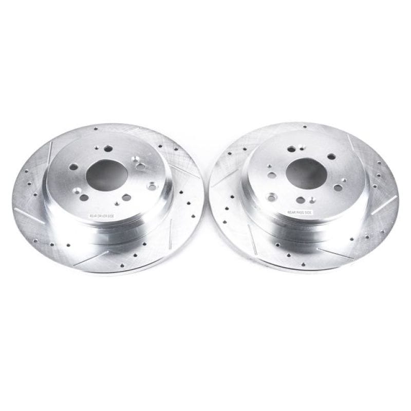 PowerStop — PowerStop Evolution Performance Drilled, Slotted & Plated Brake Rotor Pair