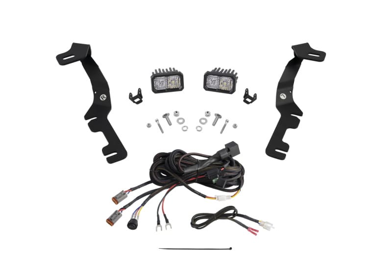 Diode Dynamics — Diode Dynamics Stage Series Ditch Light Kit for 2019-Present Ram C2 Sport - White Combo