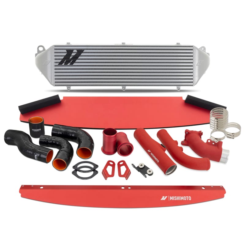 Mishimoto — Mishimoto 2023+ Toyota GR Corolla Intercooler & Pipe Kit - Silver Cooler - Red Pipes
Intercooler Kit