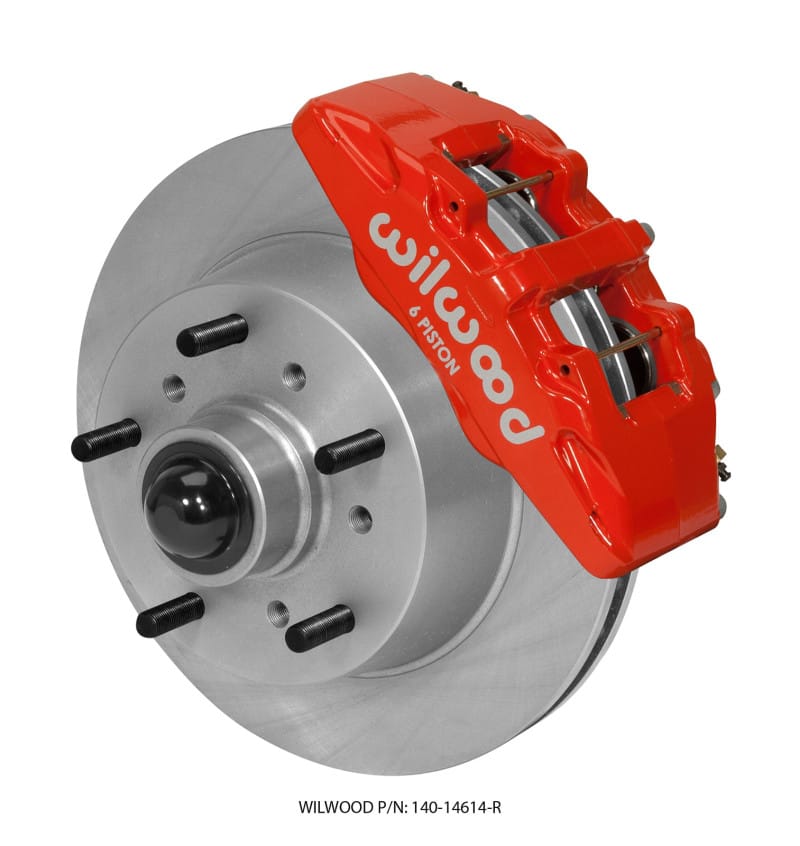 Wilwood — KIT,FRONT,68-72 FORD F100 TRUCK,DP6 11.75 ROTOR,RED