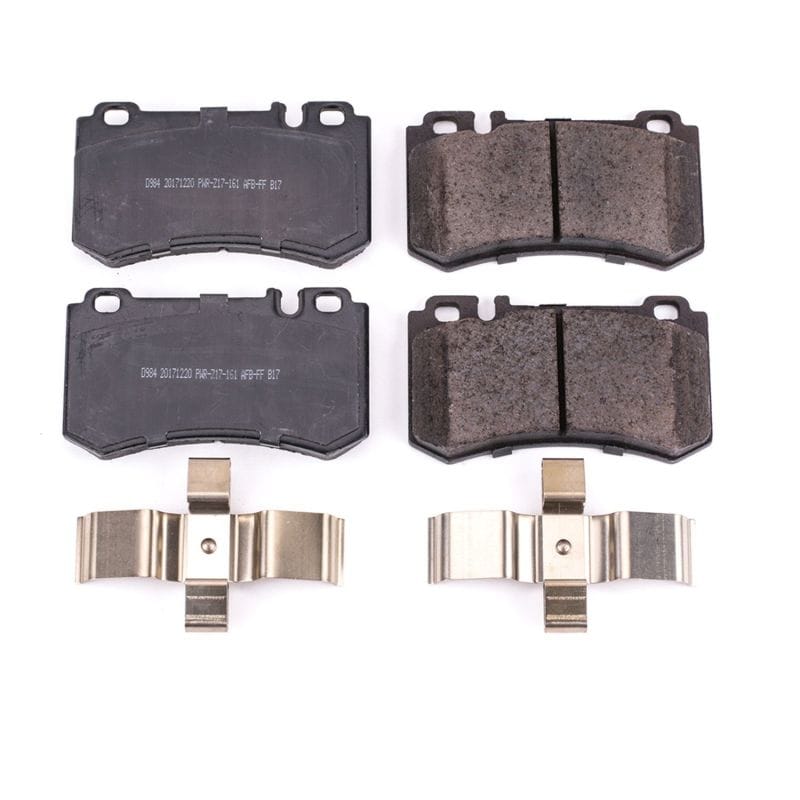 PowerStop — PowerStop - Z17 Low-Dust Ceramic Brake Pads with Hardware