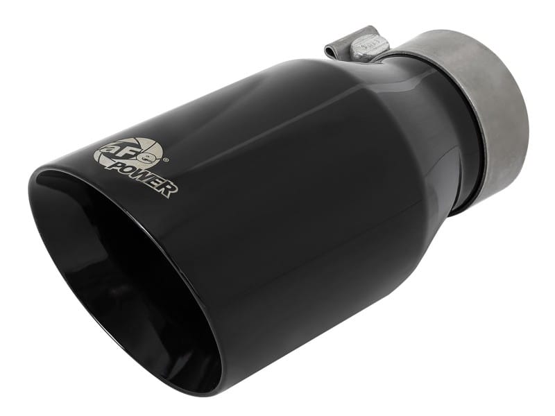 aFe — MACH Force-Xp 304 Stainless Steel Clamp-on Exhaust Tip Black