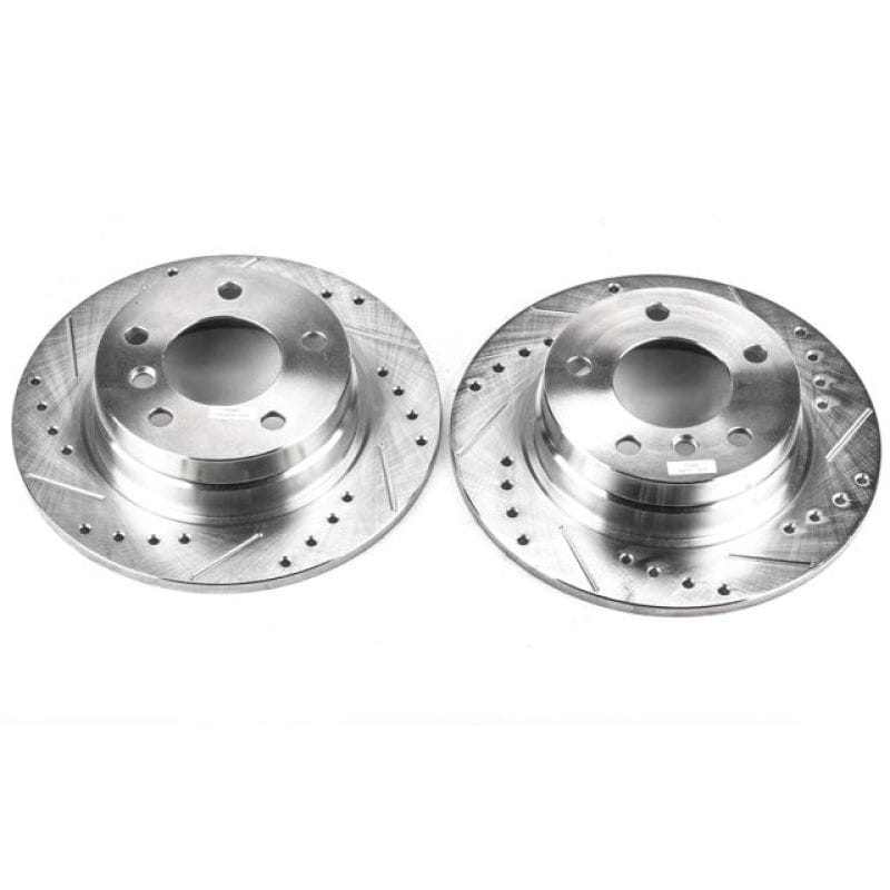 PowerStop — PowerStop Evolution Performance Drilled, Slotted & Plated Brake Rotor Pair
