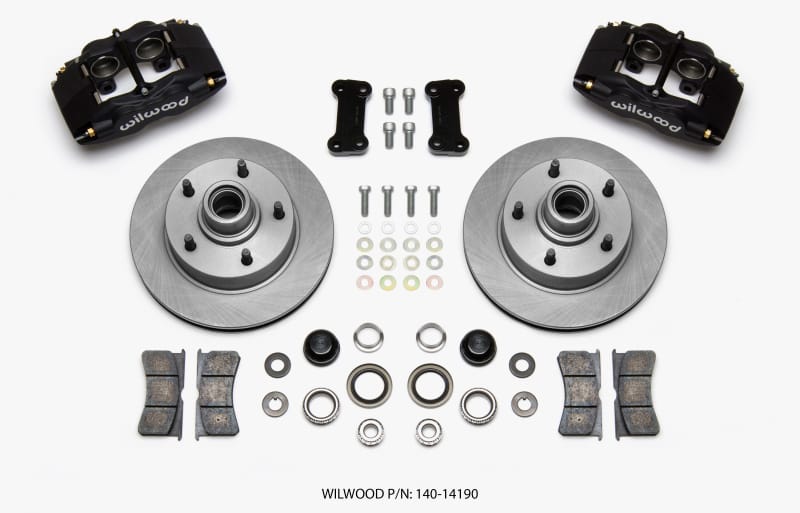 Wilwood — KIT,FRONT,FORD F1/F100,48-56,11.72 ROTOR FSLI4,DRUM SPINDLE,W/LINES,ANO