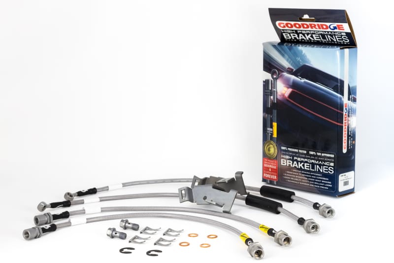 Goodridge — G-STOP SS Braided Brake Line Kit