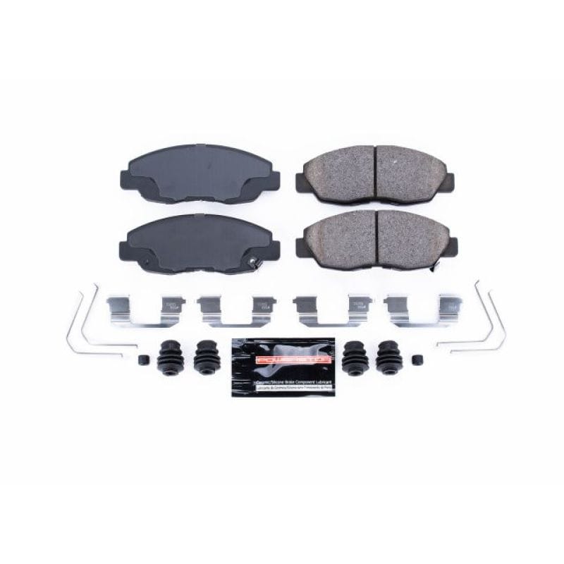 PowerStop — PowerStop - Z23 Daily Driver Carbon-Fiber Ceramic Brake Pads with Hardware Kit