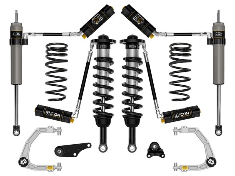 ICON — 24-25 TACOMA 1.25-3" STAGE 5 SUSPENSION SYSTEM BILLET WITH TRIPLE RATE SPRING