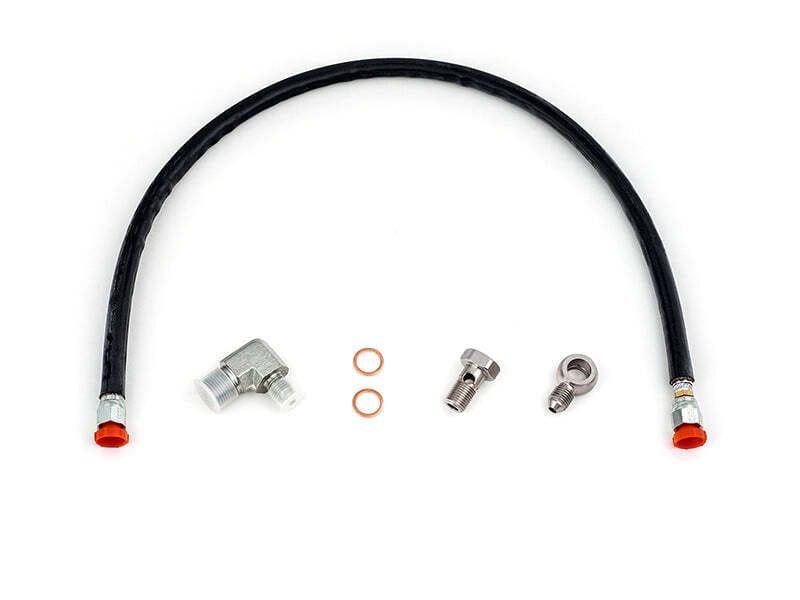 Forced Performance — Forced Performance 1g DSM Stainless Steel Braided Oil Supply Line