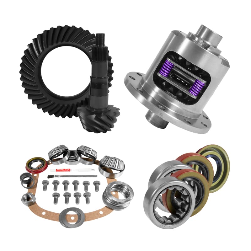 Yukon Gear & Axle — 7.5/7.625 GM 3.42 Rear Ring & Pinion, Install Kit, 28spl Posi, Axle Bearings
7.5/7.625 GM 3.42 Rear Ring/Pinion; Install Kit; 28spl Posi; Axle Bearings