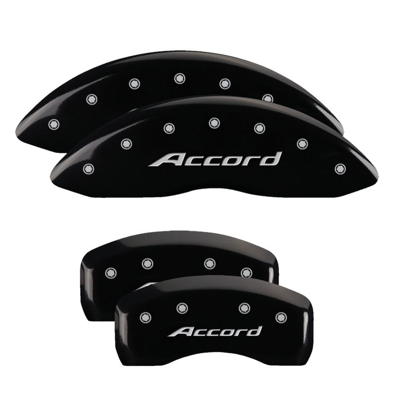 MGP — Set of 4 caliper covers, Engraved Front: Accord - Engraved Rear: Accord, Black p