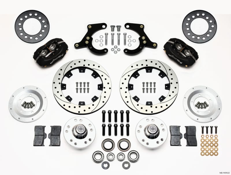 Wilwood — KIT,FRONT,CHEVY,55-57,FDLI,11.75 SRP,BLACK POWDER COAT