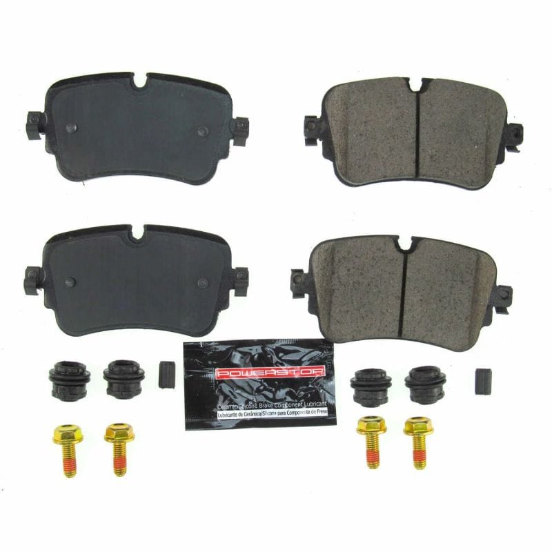 PowerStop — PowerStop - Z23 Daily Driver Carbon-Fiber Ceramic Brake Pads with Hardware Kit