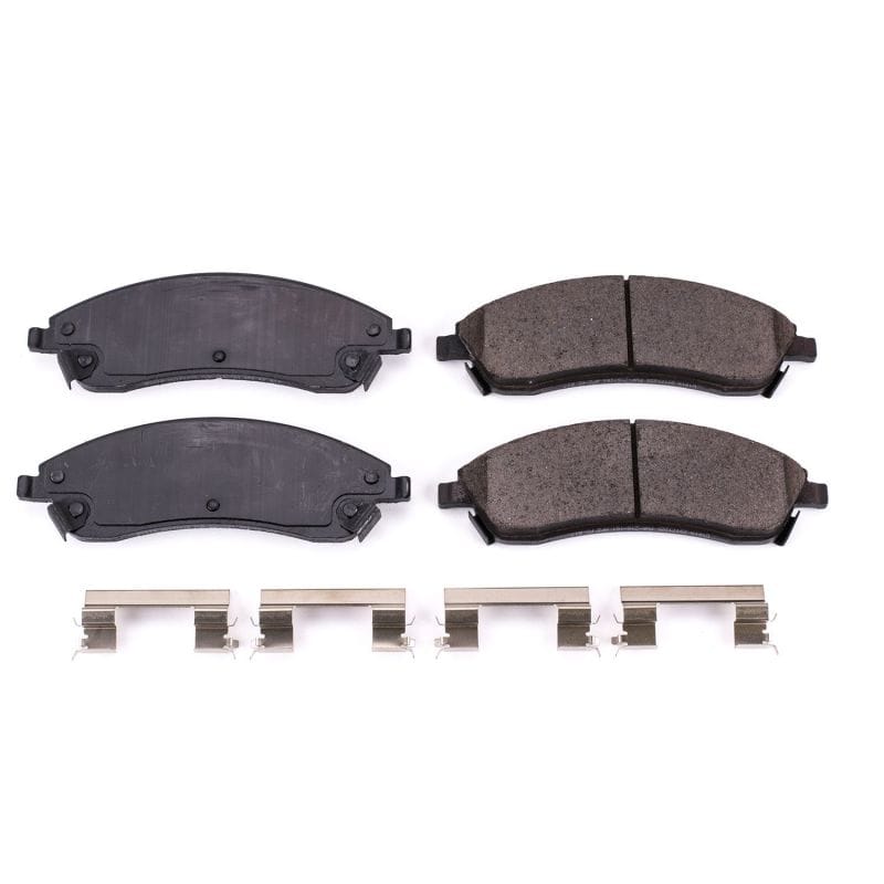 PowerStop — PowerStop - Z17 Low-Dust Ceramic Brake Pads with Hardware