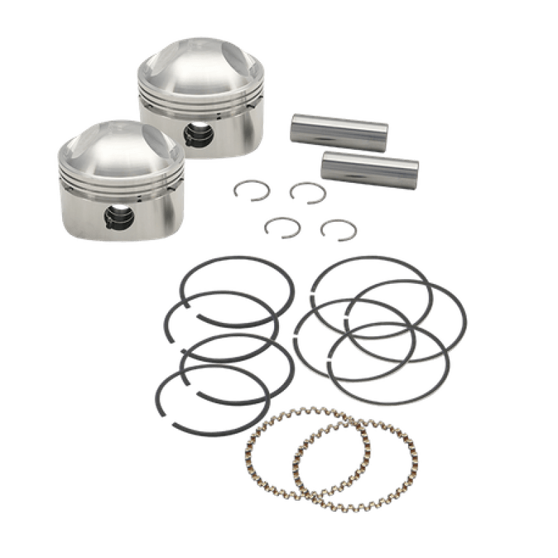 S&S Cycle — S&S Cycle 36-84 BT 3-7/16in x Up To 4-3/4in Stroke HC Piston Set - .050in