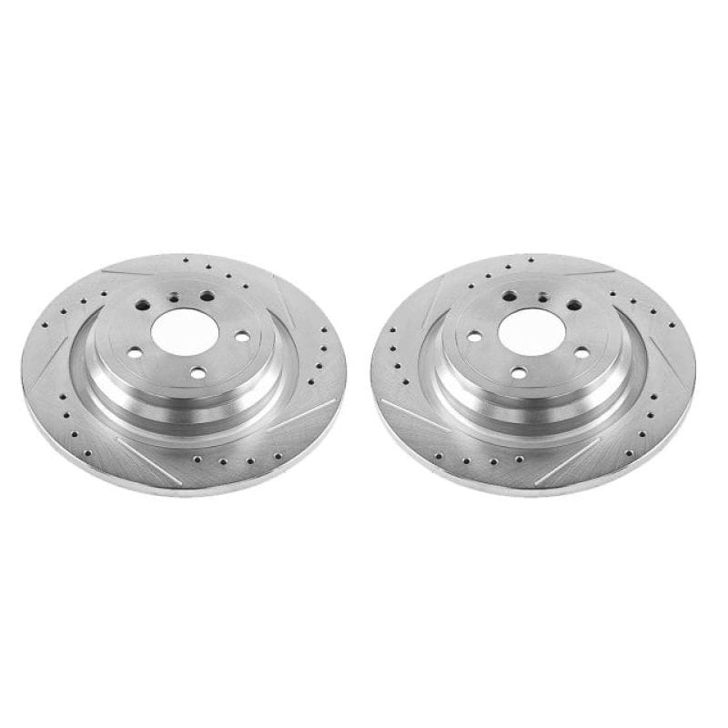 PowerStop — PowerStop Evolution Performance Drilled, Slotted & Plated Brake Rotor Pair