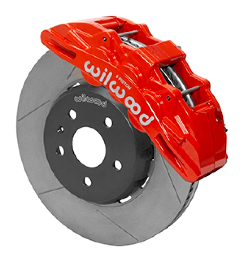 Wilwood — KIT,FRONT,16-19 CAMARO,SX6R,LUG DRIVE 14.00 ROTOR,RED,W/LINES