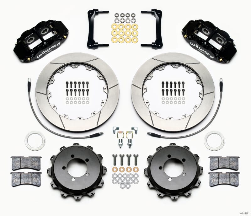 Wilwood — KIT,REAR,2012 SCION FRS,FNSL4R,12.88x.81 ROTOR,REAR MT,W/LINES