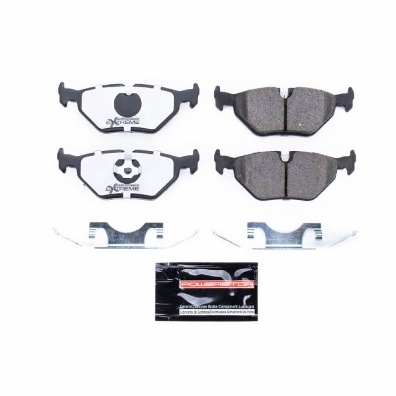 PowerStop — PowerStop - Z26 Performance Carbon-Fiber Ceramic Brake Pads with Hardware Kit