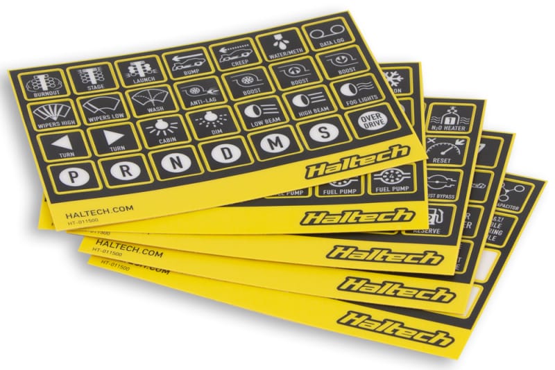 Haltech — Haltech Keypad Label Set