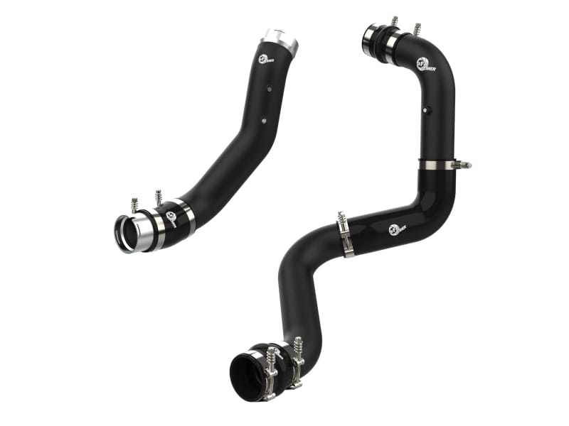 aFe — BladeRunner Aluminum Hot and Cold Charge Pipe Kit Black