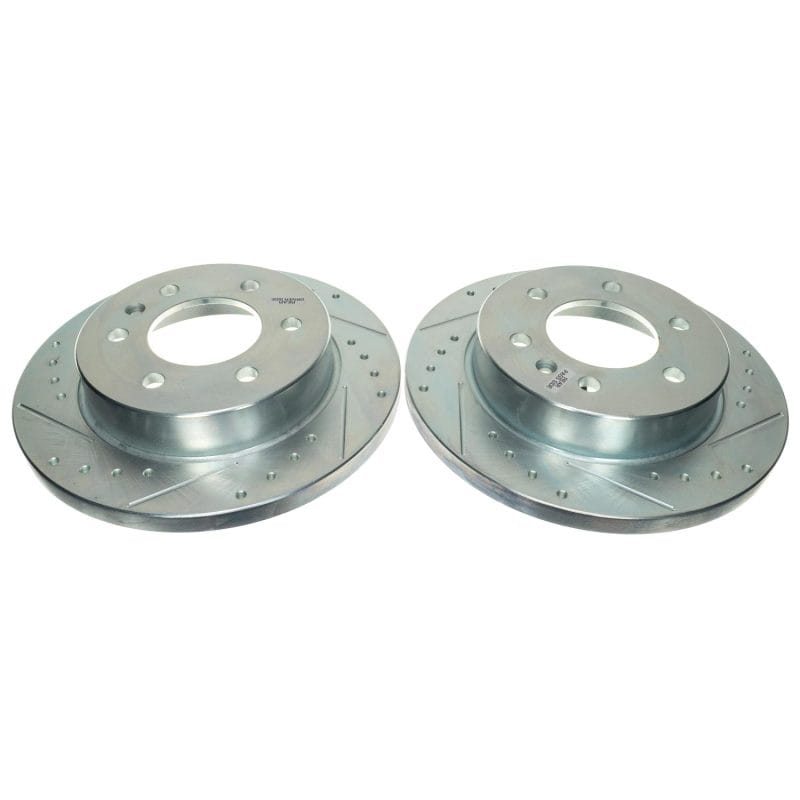 PowerStop — PowerStop Evolution Performance Drilled, Slotted & Plated Brake Rotor Pair