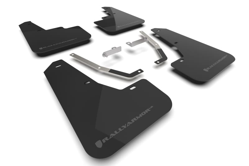 Rally Armor — Black Mud Flap/Grey Logo