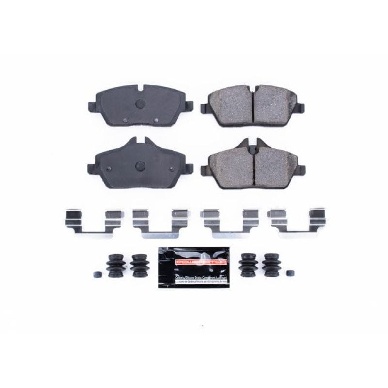 PowerStop — PowerStop - Z23 Daily Driver Carbon-Fiber Ceramic Brake Pads with Hardware Kit
