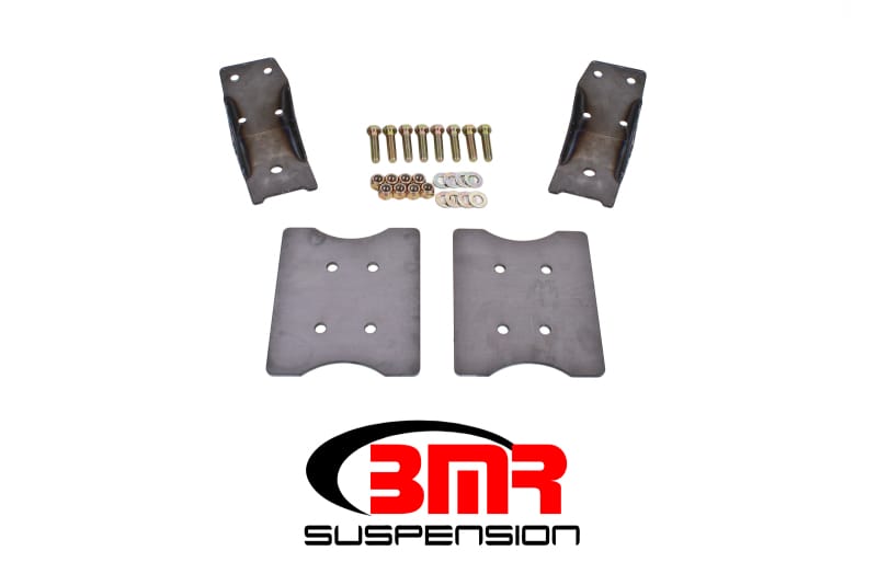 BMR Suspension — Torque Box Reinforcement Plate Kit, Plate Style, Lower Only