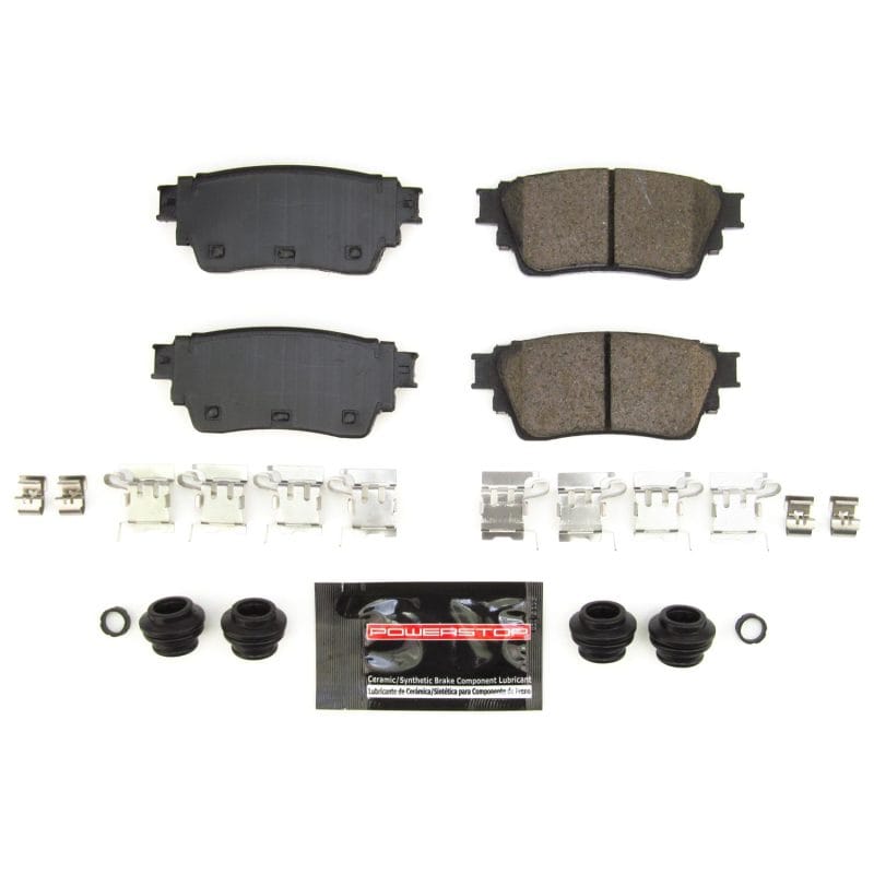 PowerStop — PowerStop - Z23 Daily Driver Carbon-Fiber Ceramic Brake Pads with Hardware Kit