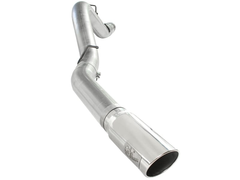 aFe — ATLAS 5 IN Aluminized Steel DPF-Back Exhaust System w/Polished Tip