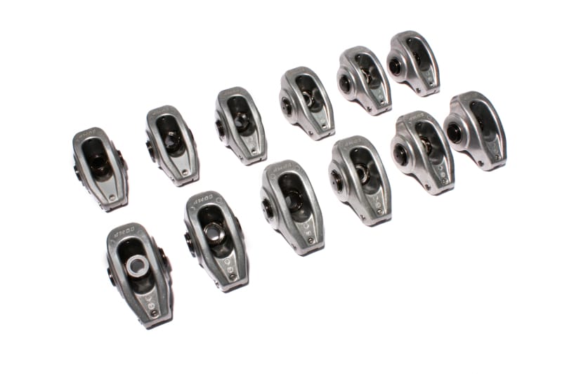 COMP Cams — High Energy Aluminum 1.5 Ratio Roller Rocker Set of 12 for SBC 265-400 3/8" Stud