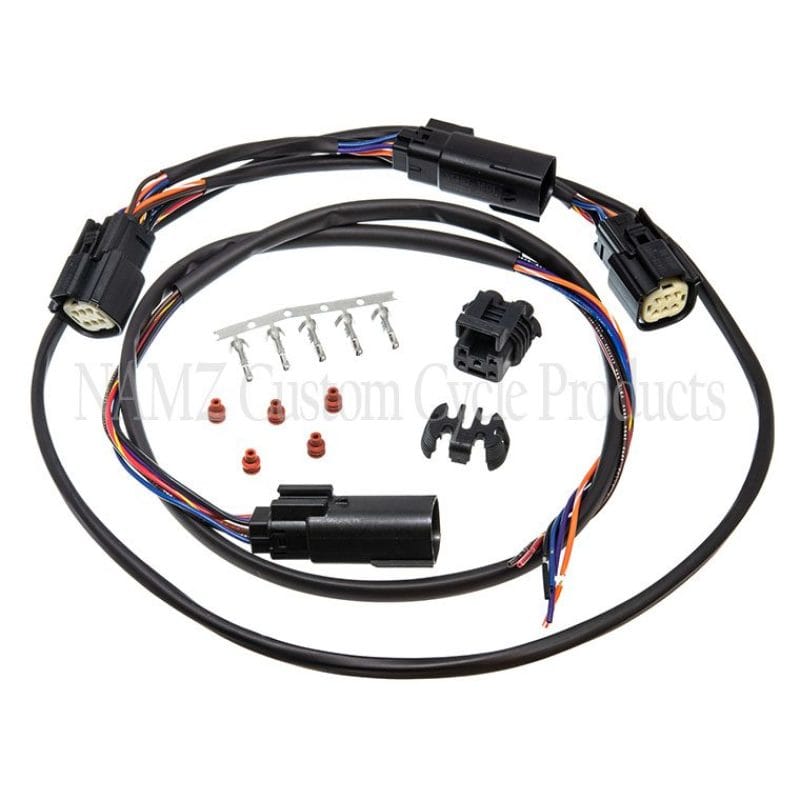 NAMZ — NAMZ 10-13 Street/Road Glide Plug-N-Play Complete Tour Pack Wiring Kit (2014+ TP Light Bar Retrofit)