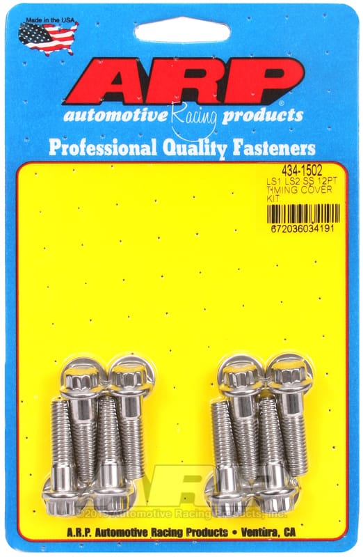 ARP — ARP Chevy LS1 LS2 SS 12pt Timing Cover Bolt Kit