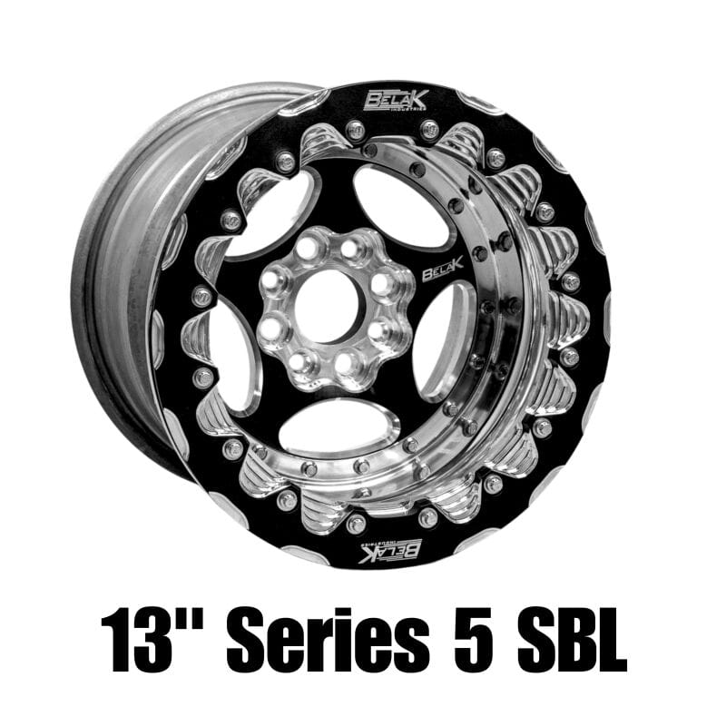 Belak Wheels — Belak Series 5 13x10 5in BS  4x100 BP High Pad 5in Back Space Single Beadlock Wheel