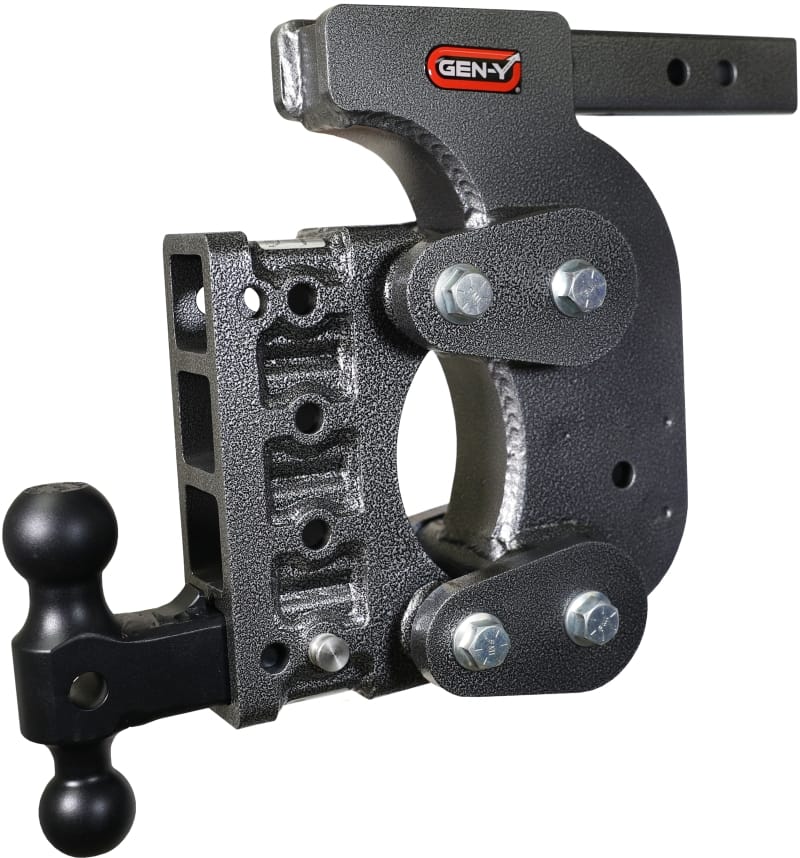 GEN-Y Hitch — Gen-Y The Boss Torsion-Flex 2in Shank 12.5in Drop 16K Hitch w/GH-051 Dual-Ball/Stabilizer Kit
Drop Hitch