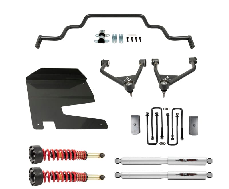 Belltech — 4 INCH LIFT KIT | FRONT AND REAR TRAIL PERFORMANCE COILOVERS/SHOCKS - 150212HK
4" Lift Kit Inc. Front and Rear Trail Performance Coilovers/Shocks