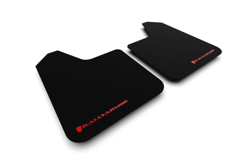 Rally Armor — Black Mud Flap/Red Logo